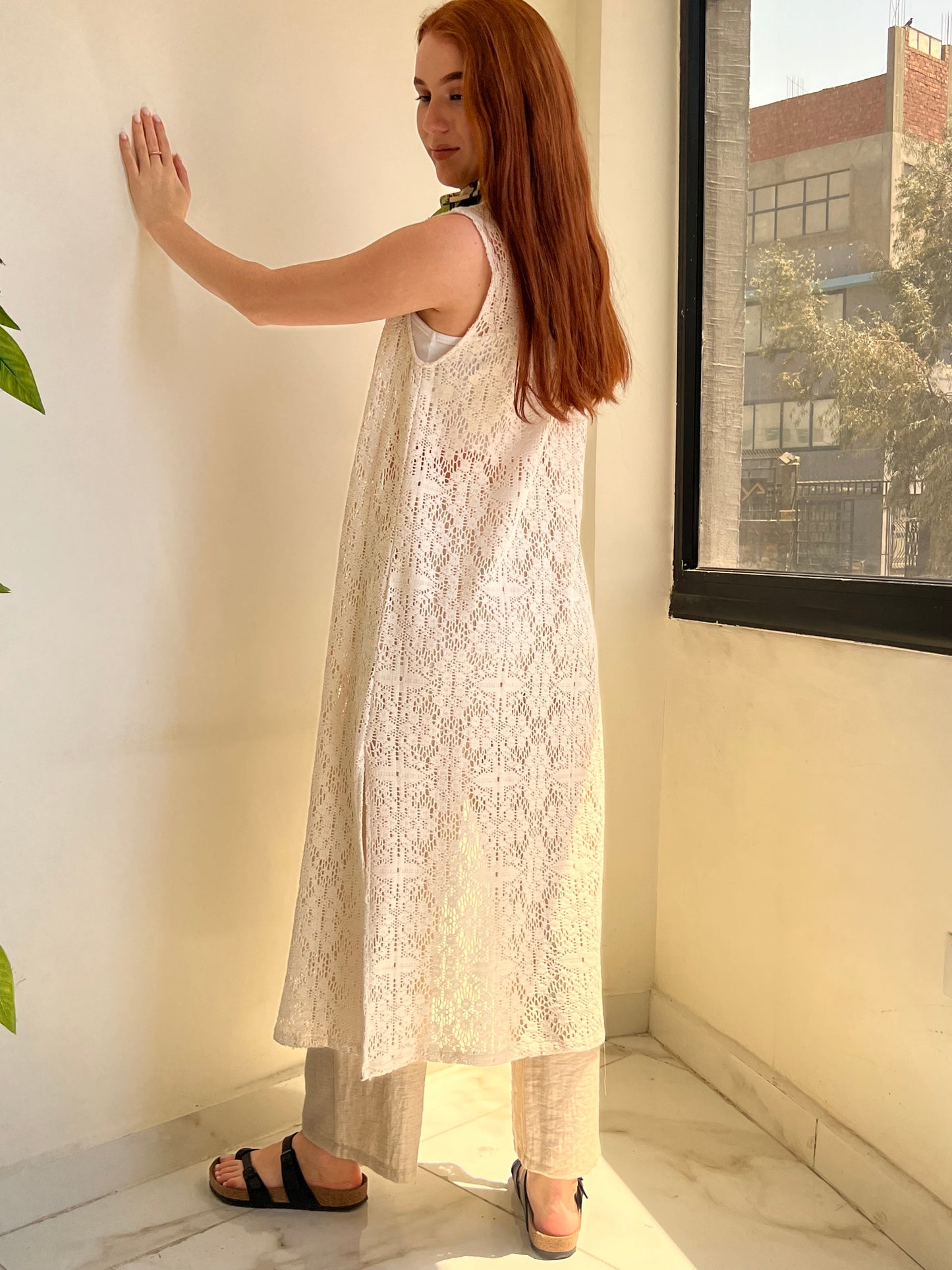 Breeze Knit Long Vest