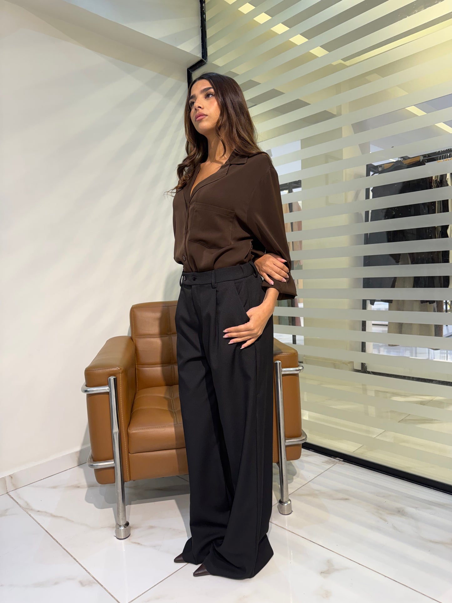 Classic Relaxed Button-Up Shirt