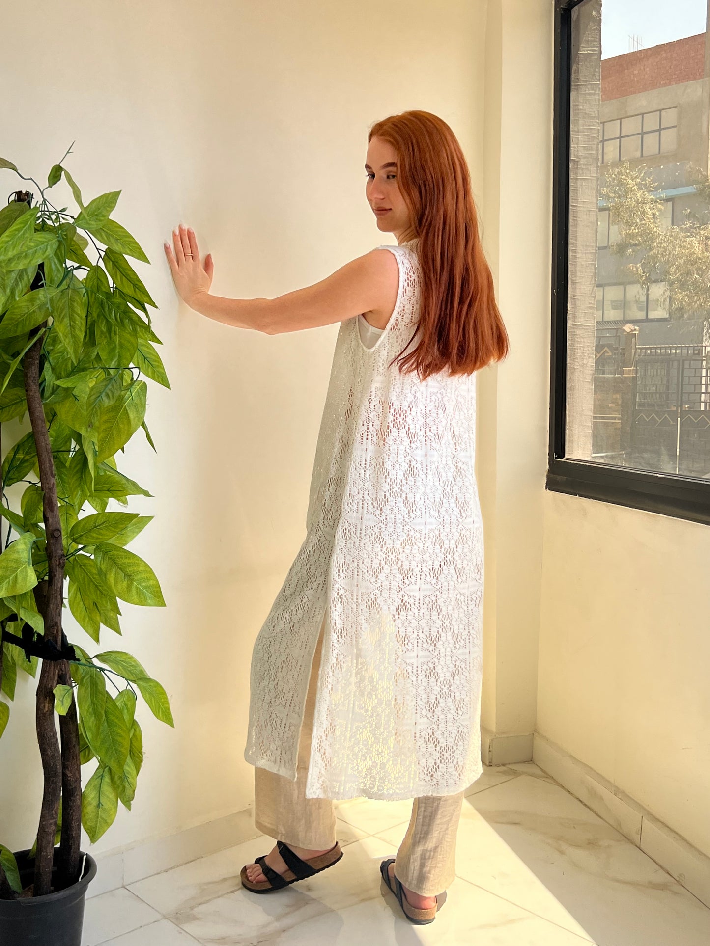 Breeze Knit Long Vest