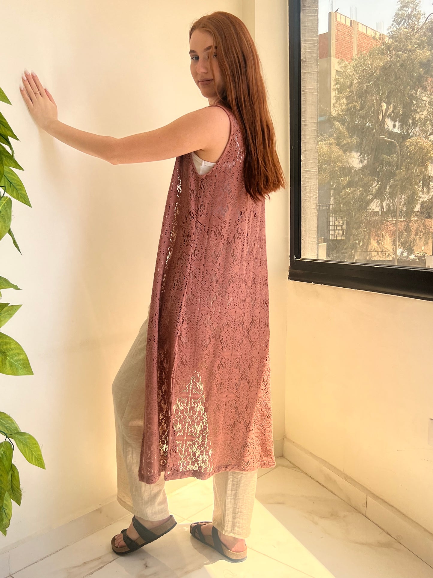 Breeze Knit Long Vest