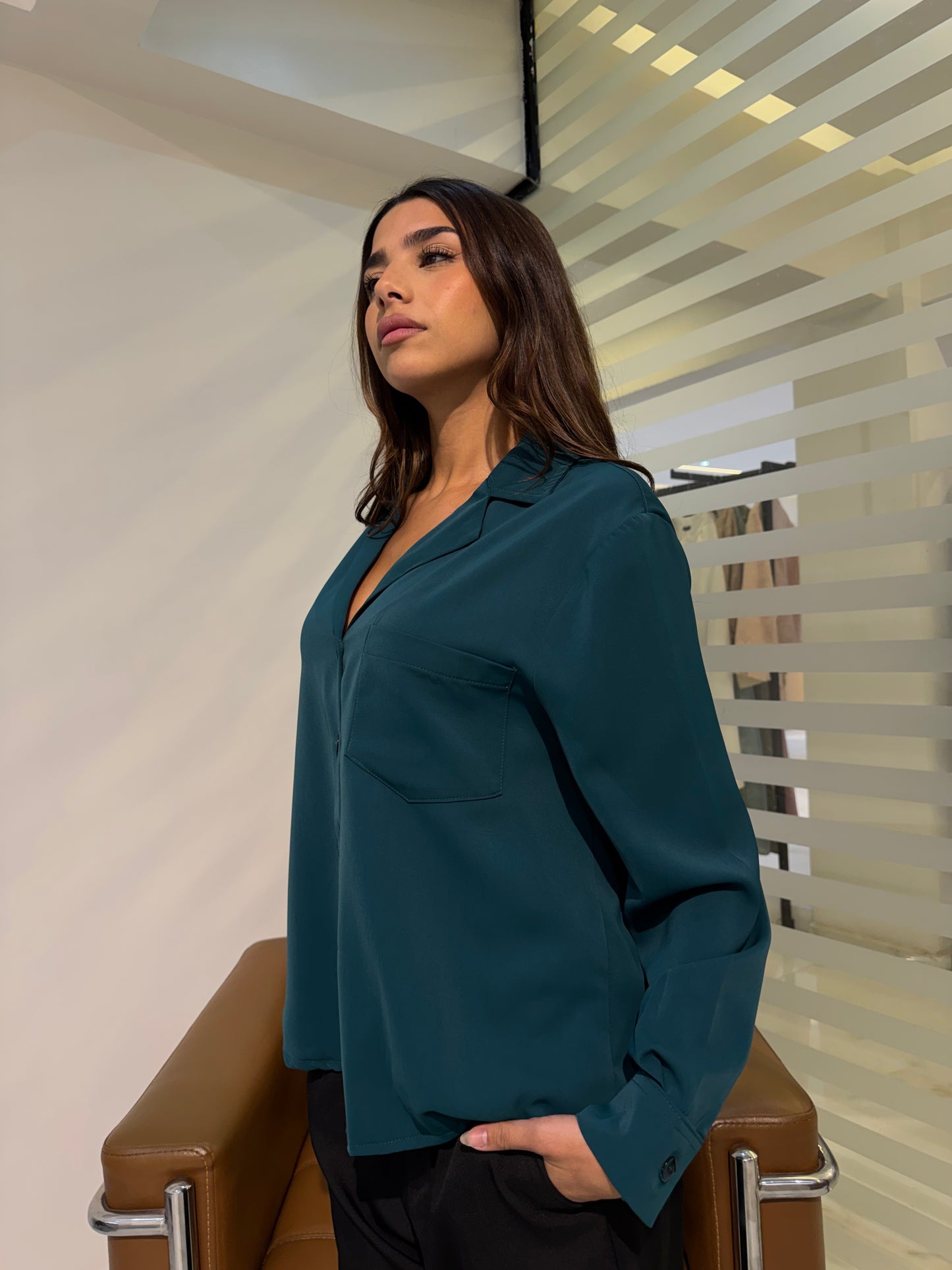 Classic Relaxed Button-Up Shirt