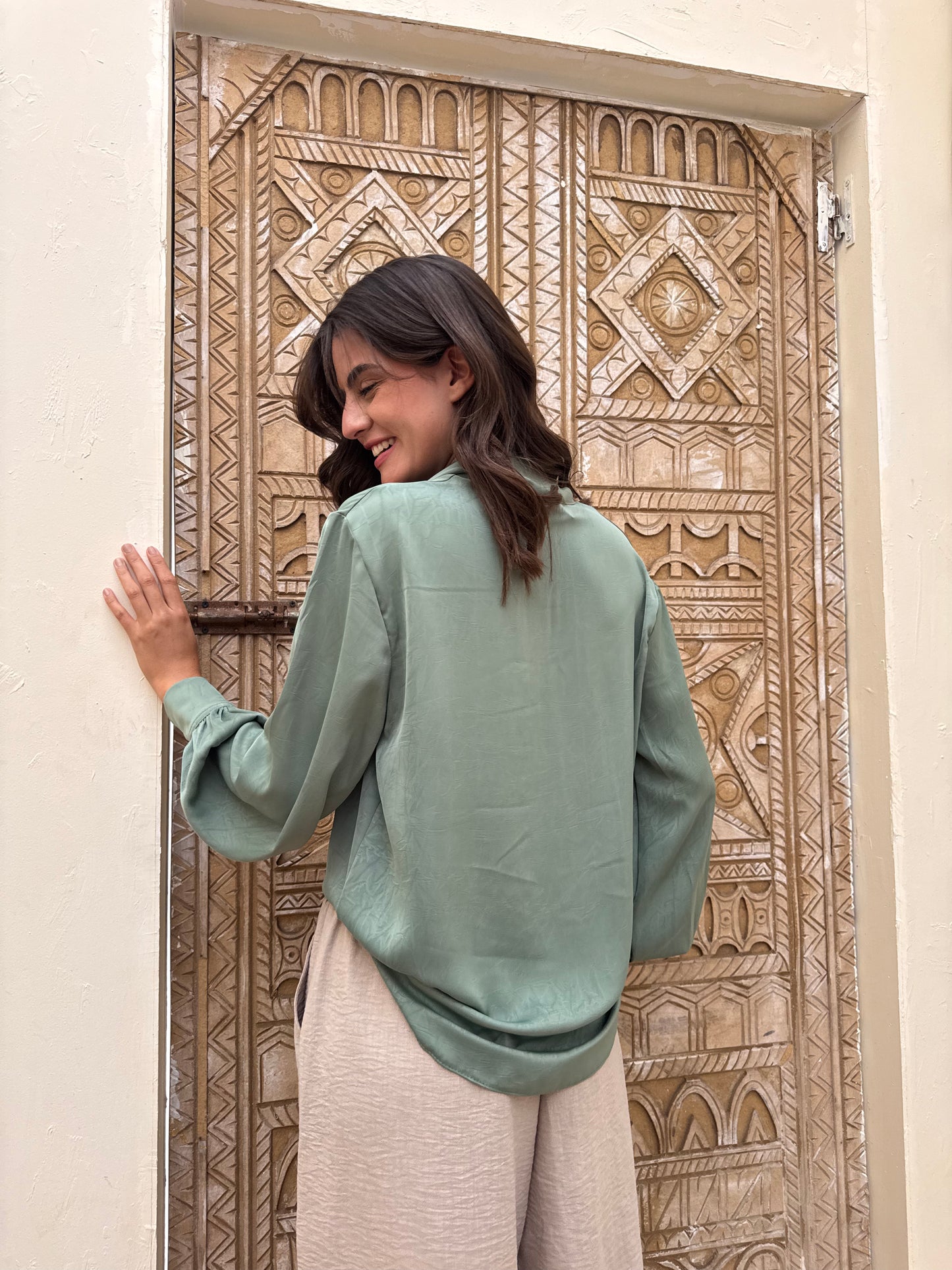 Sophia Tie-Neck Blouse