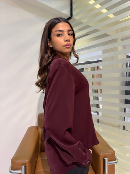 Classic Relaxed Button-Up Shirt