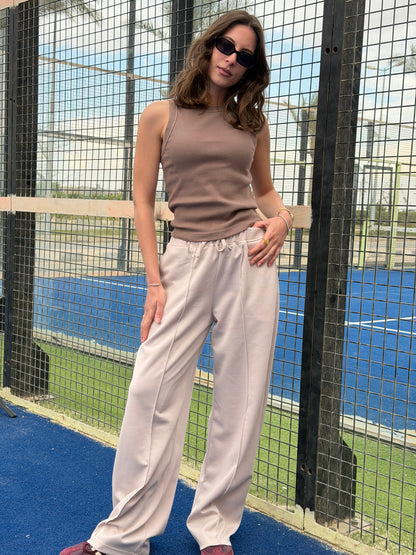Oshi Wide-Leg Pants