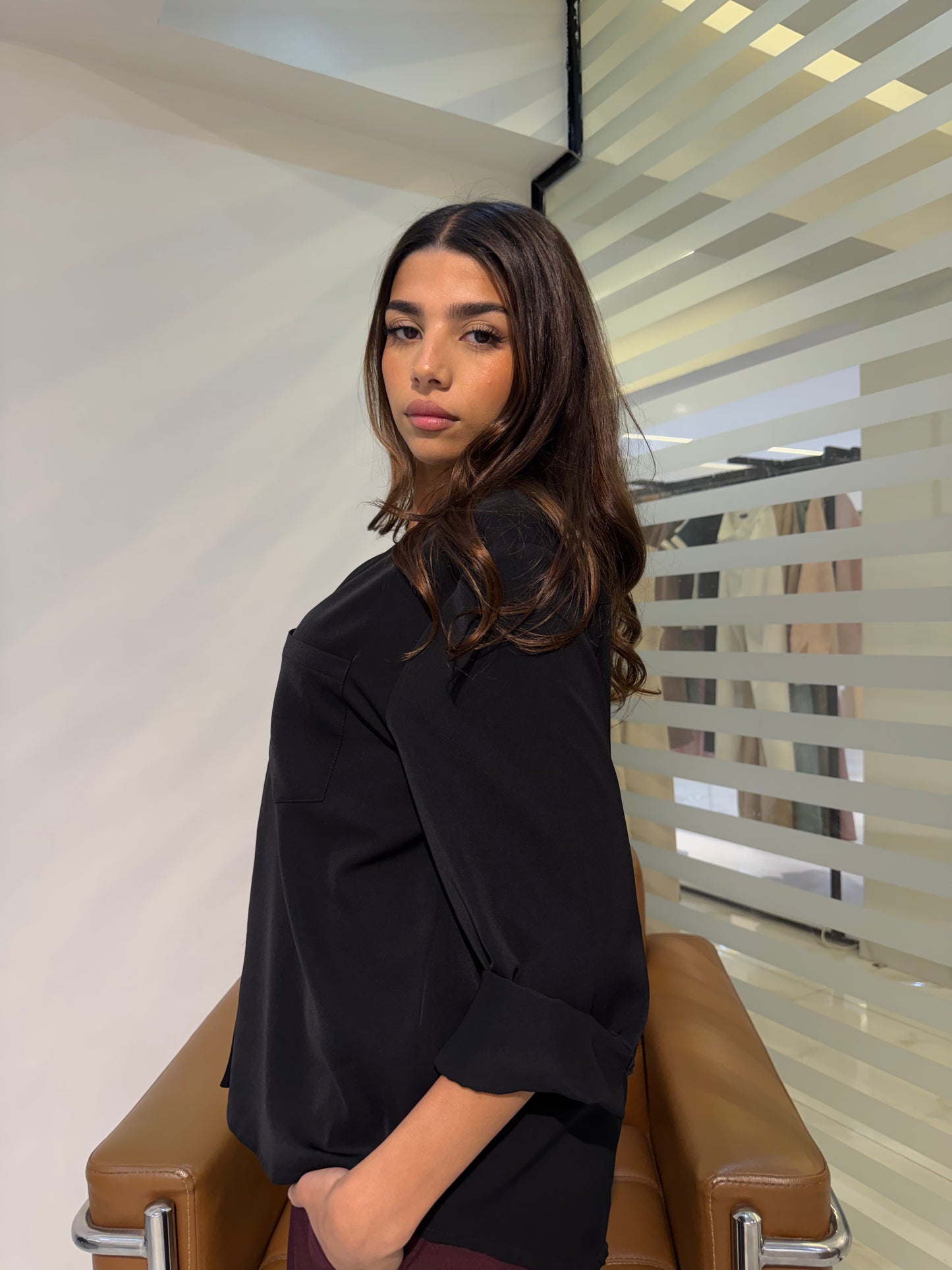 Classic Relaxed Button-Up Shirt