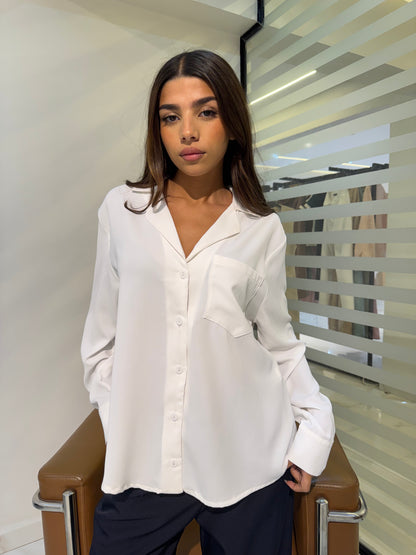 Classic Relaxed Button-Up Shirt