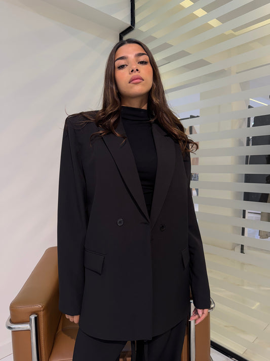 Oversized Double-Breasted Blazer