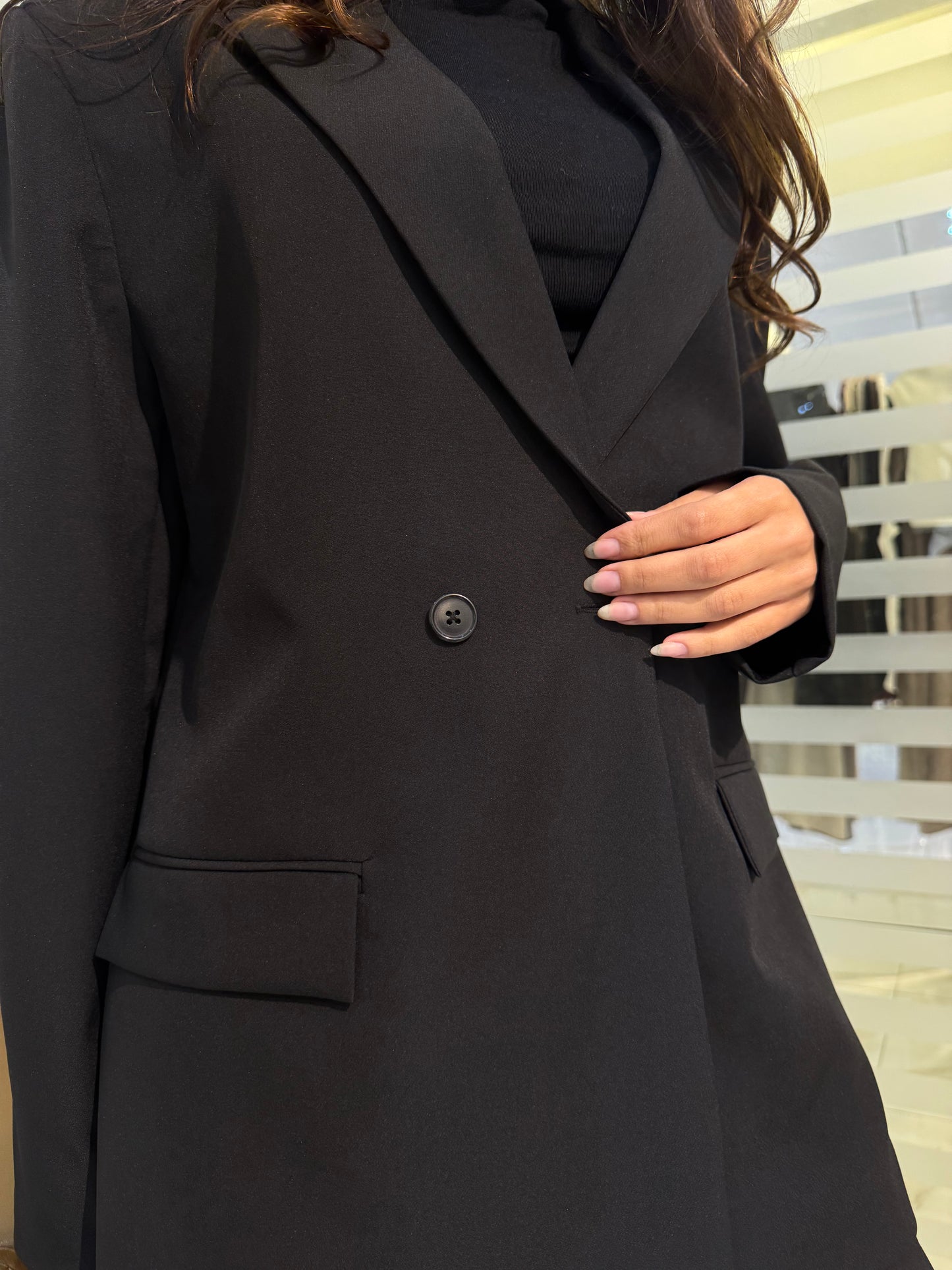 Oversized Double-Breasted Blazer