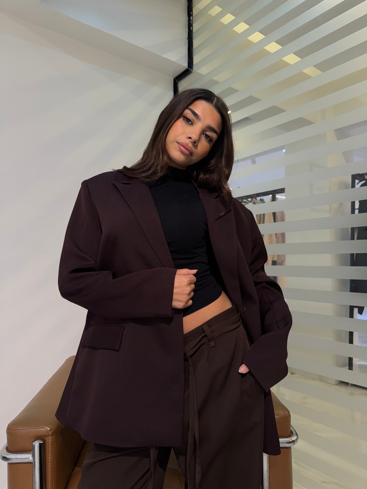 Oversized Double-Breasted Blazer