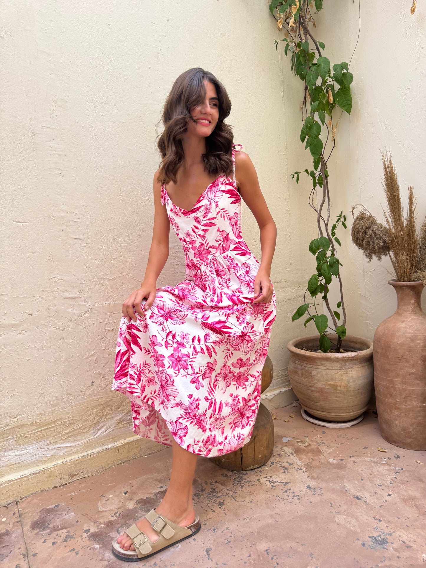 Blooming Grace Midi Dress