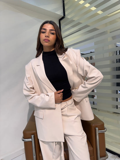 Oversized Double-Breasted Blazer