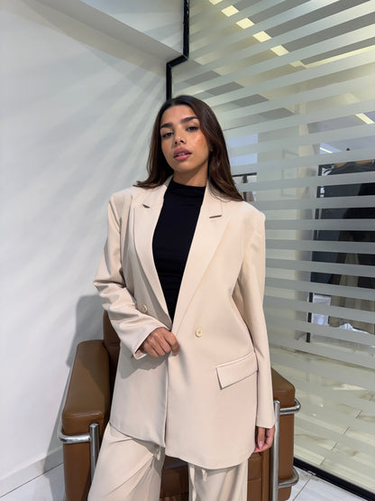 Oversized Double-Breasted Blazer
