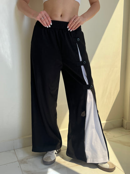Snap & Go Wide-Leg Pants