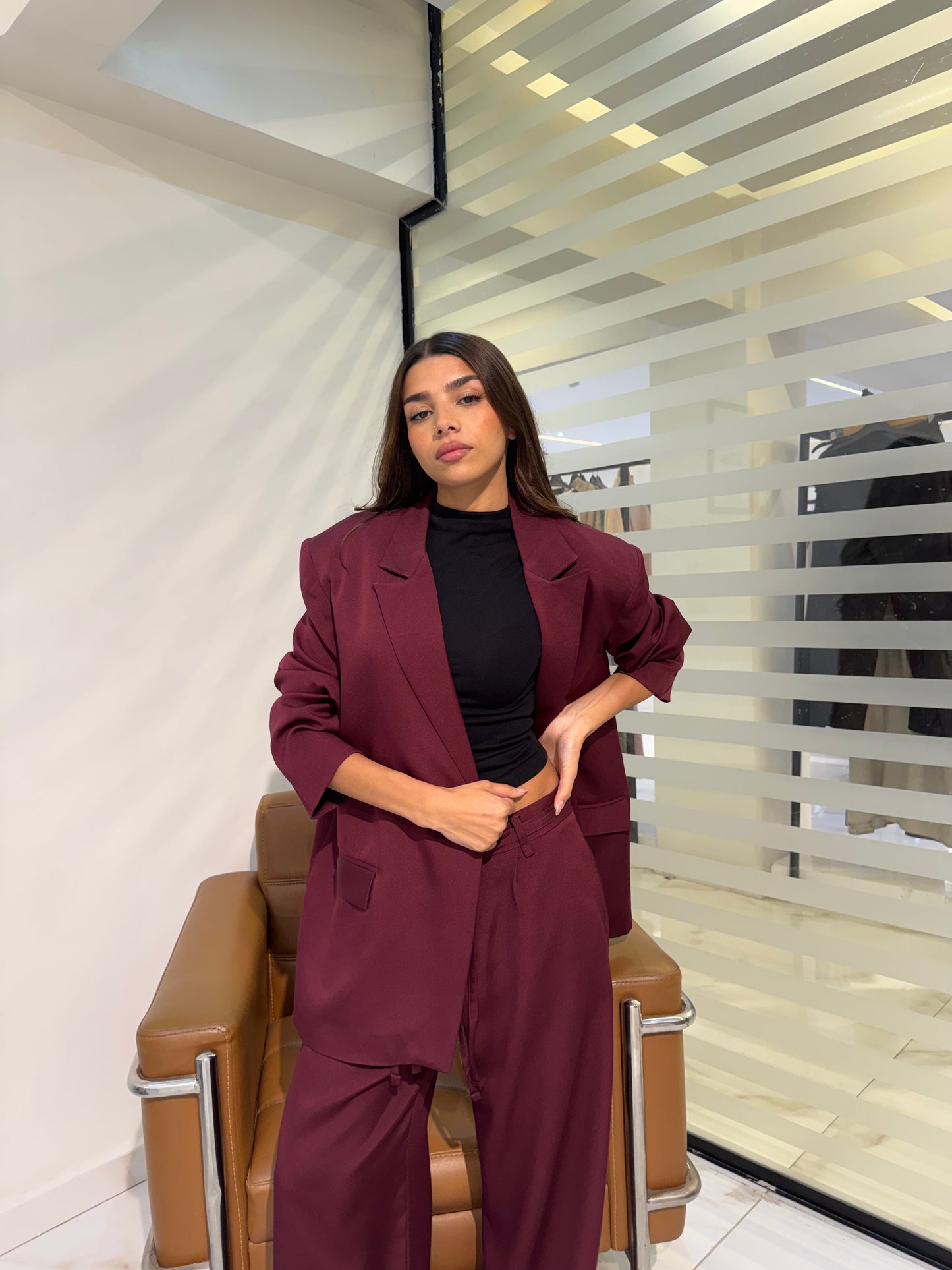 Oversized Double-Breasted Blazer