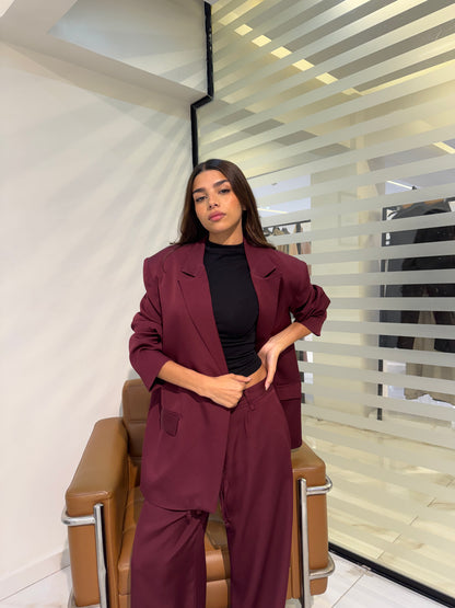 Oversized Double-Breasted Blazer