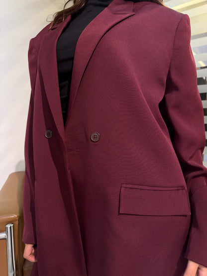 Oversized Double-Breasted Blazer