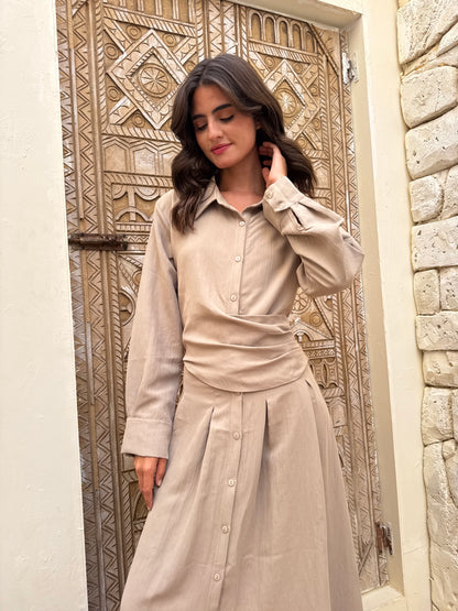 Amelia Shirt Maxi Dress