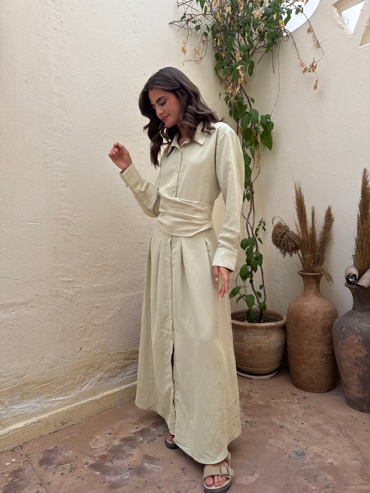 Amelia Shirt Maxi Dress