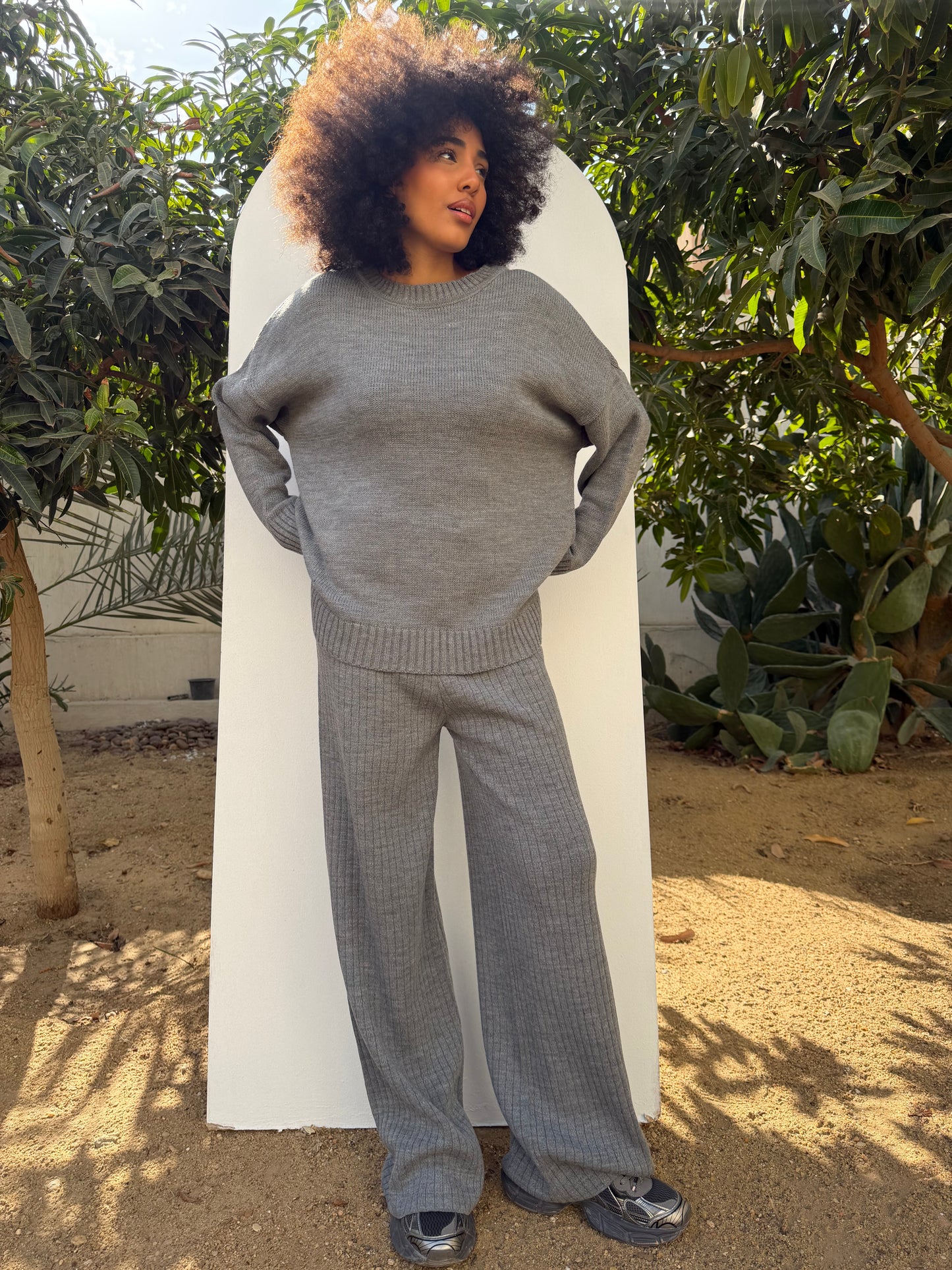 Knitted Comfort Ribbed Set