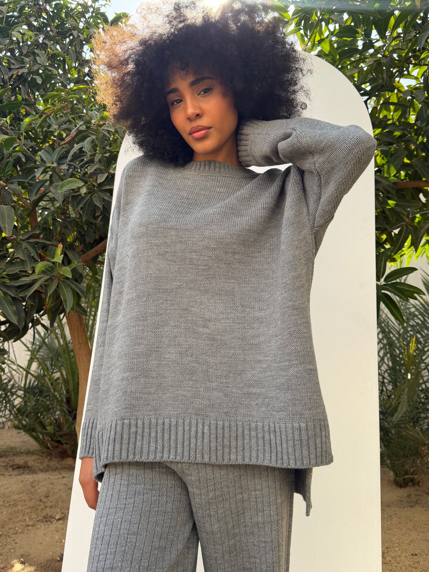 Knitted Comfort Ribbed Set