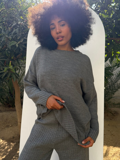 Knitted Comfort Ribbed Set