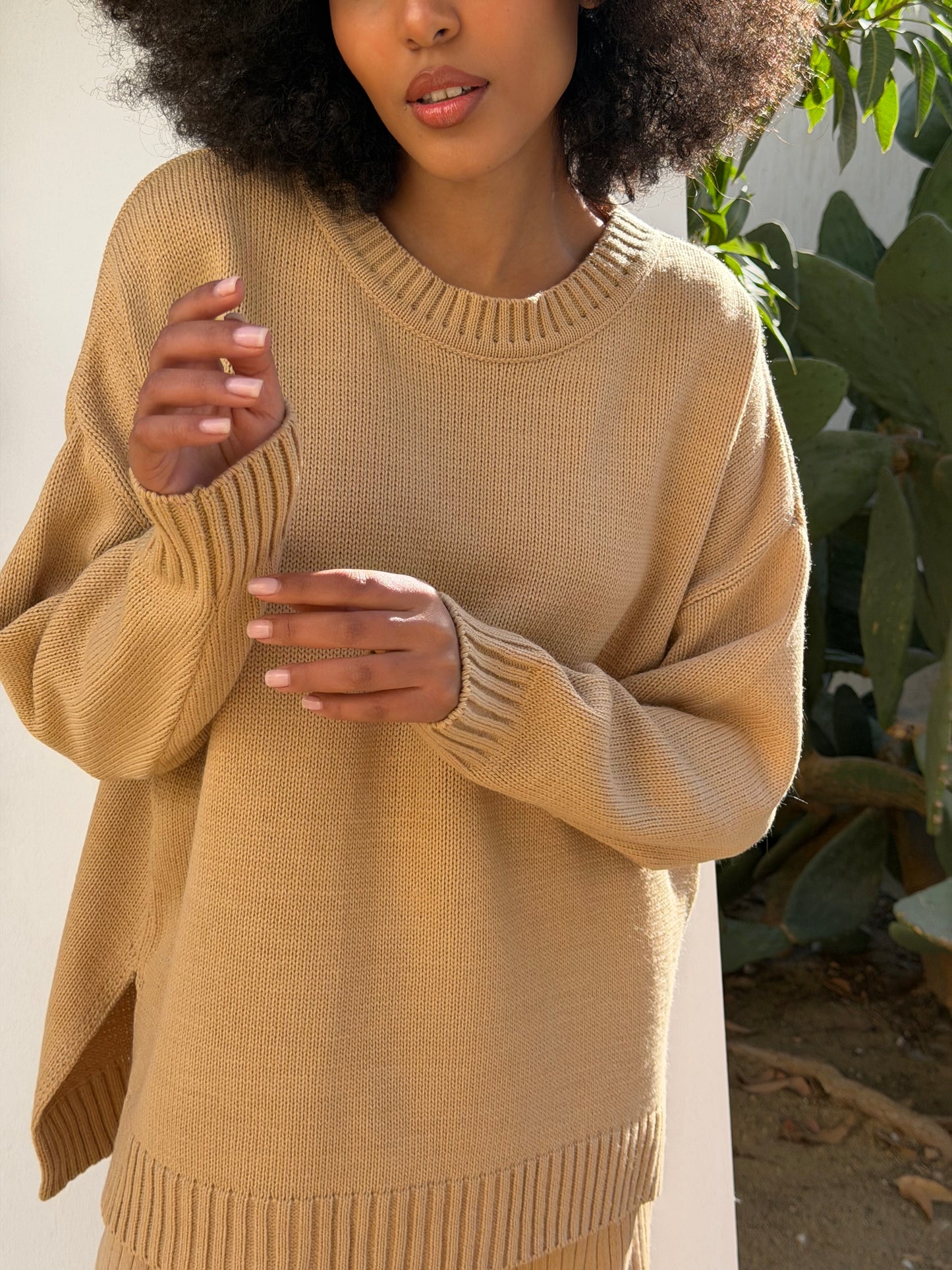 Knitted Comfort Ribbed Set