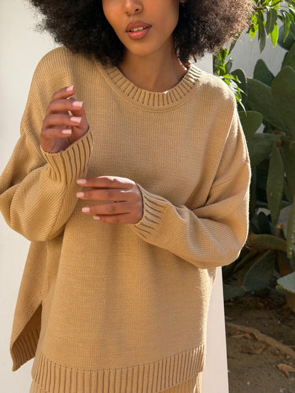 Knitted Comfort Ribbed Set