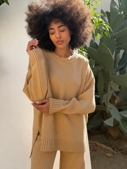 Knitted Comfort Ribbed Set
