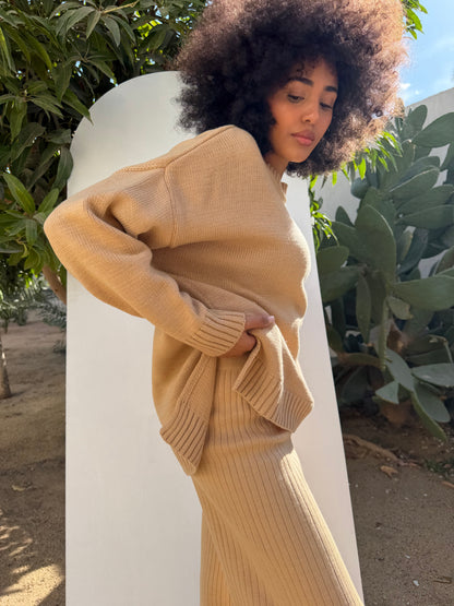 Knitted Comfort Ribbed Set