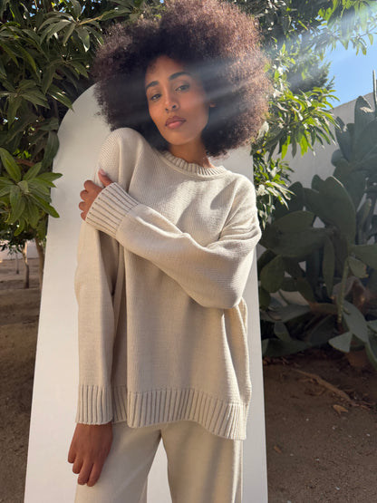 Knitted Comfort Ribbed Set