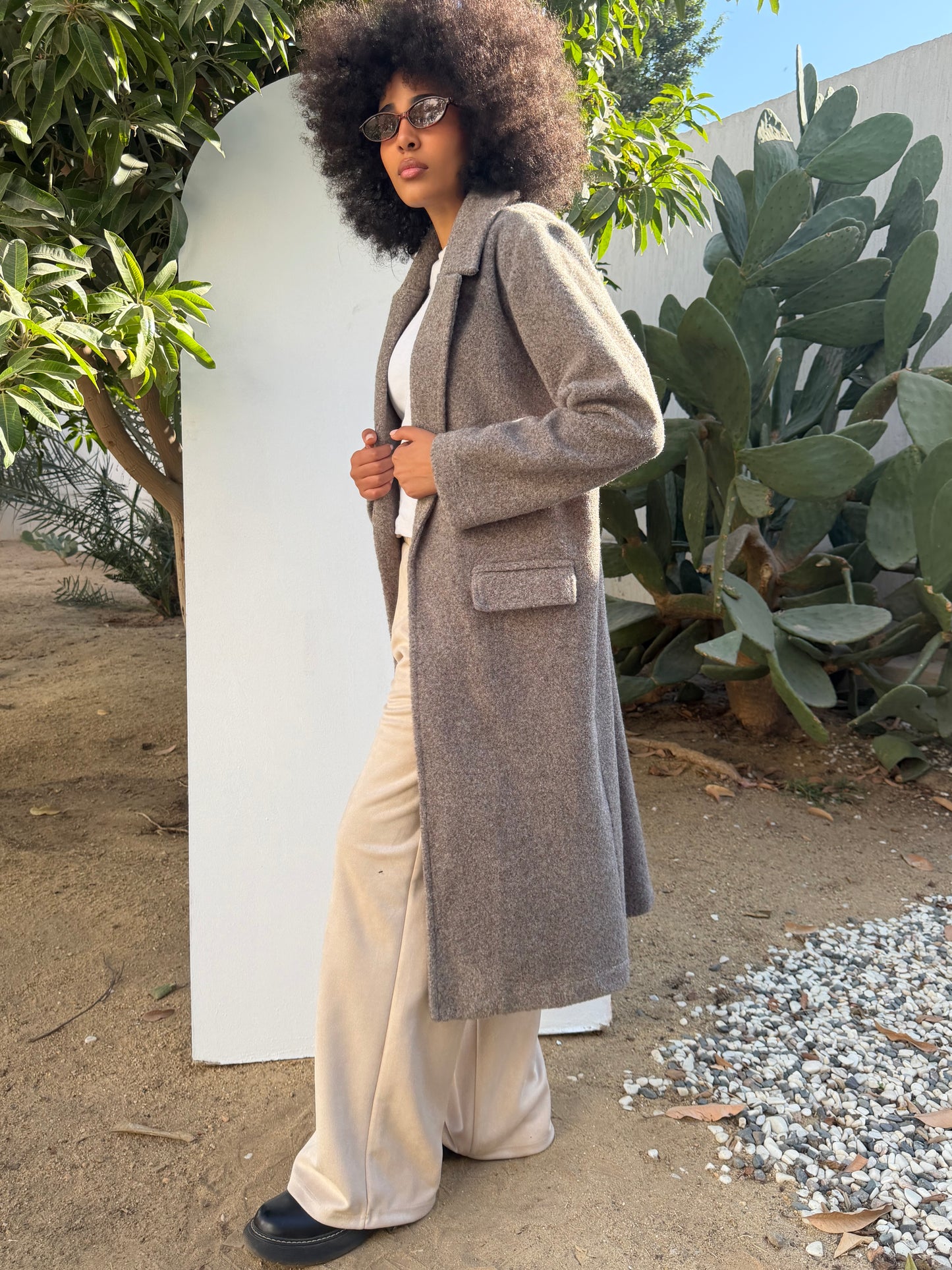 Luxe Tailored Longline Coat