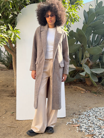 Luxe Tailored Longline Coat
