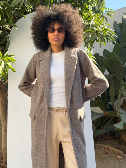 Luxe Tailored Longline Coat