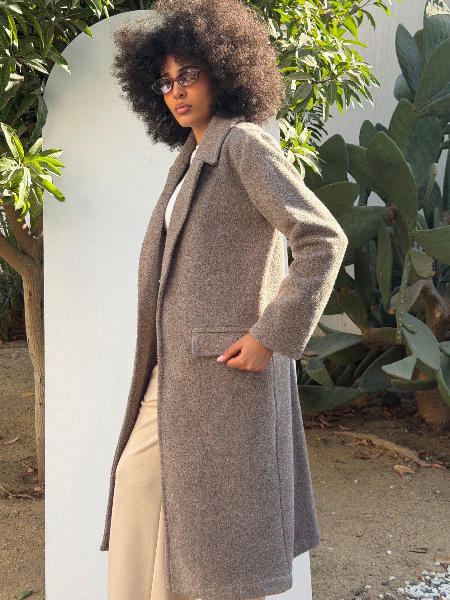 Luxe Tailored Longline Coat