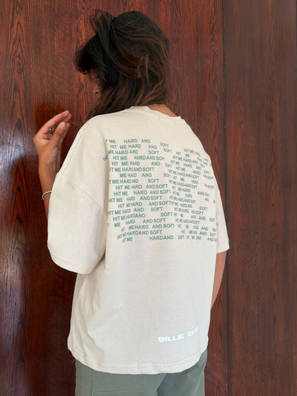 Hit Me Hard Oversized Graphic Tee
