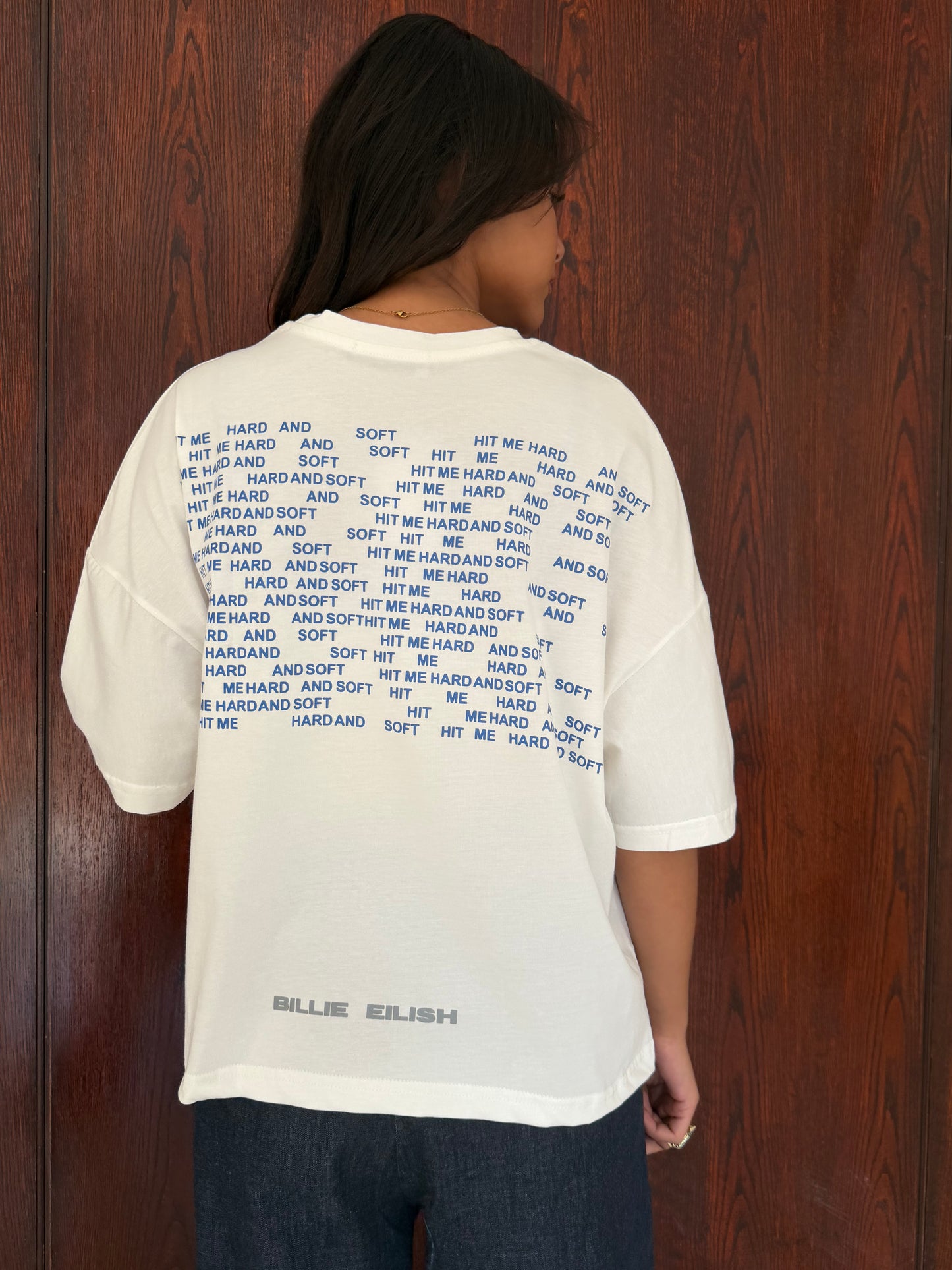 Hit Me Hard Oversized Graphic Tee