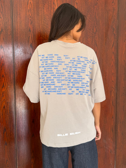 Hit Me Hard Oversized Graphic Tee