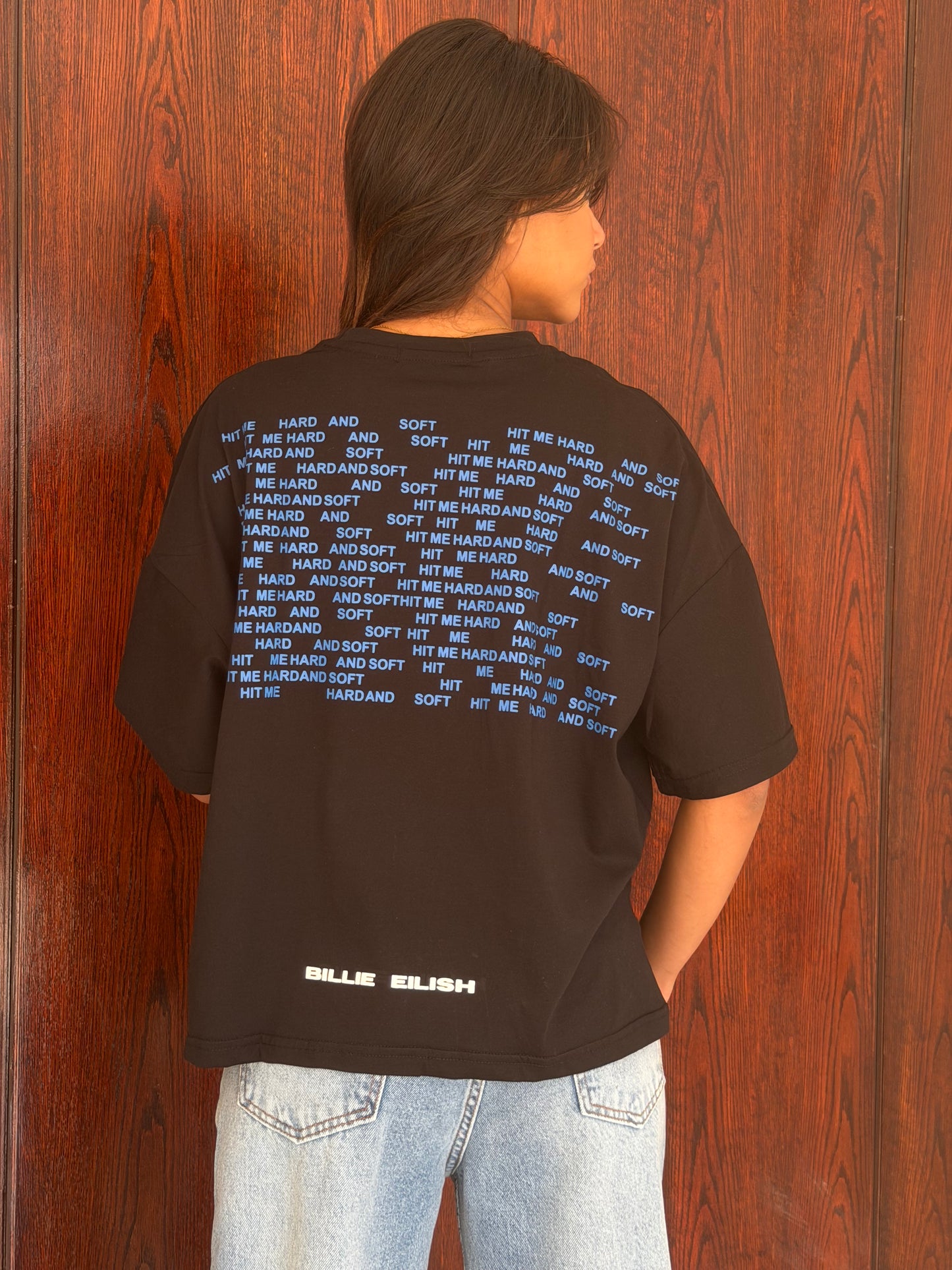 Hit Me Hard Oversized Graphic Tee