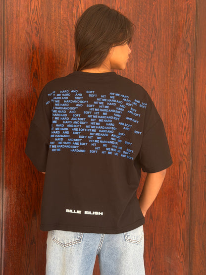 Hit Me Hard Oversized Graphic Tee
