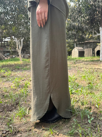 Tie-Waist Layered Set