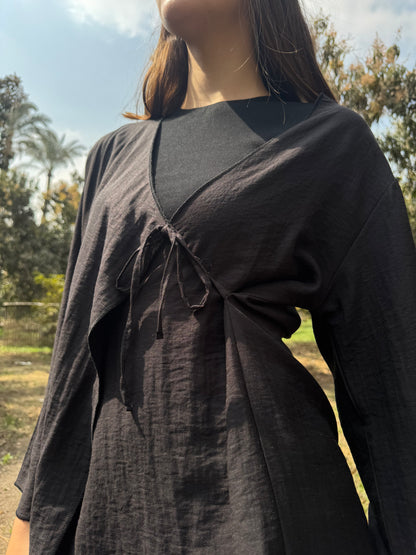 Tie-Waist Layered Set