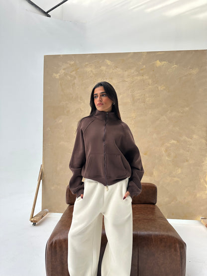 Cozy Zip Sweat Jacket