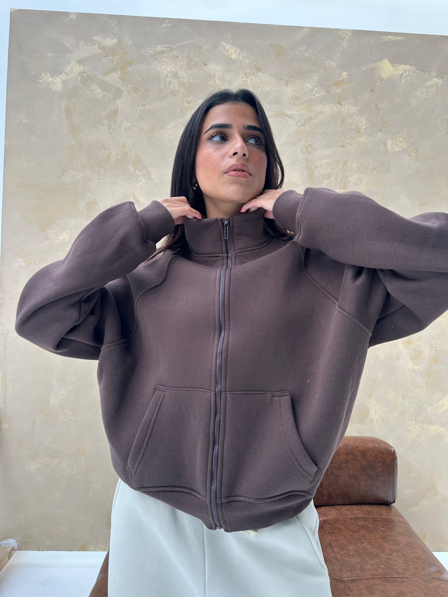 Cozy Zip Sweat Jacket