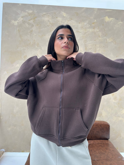 Cozy Zip Sweat Jacket