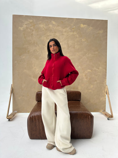 Cozy Zip Sweat Jacket