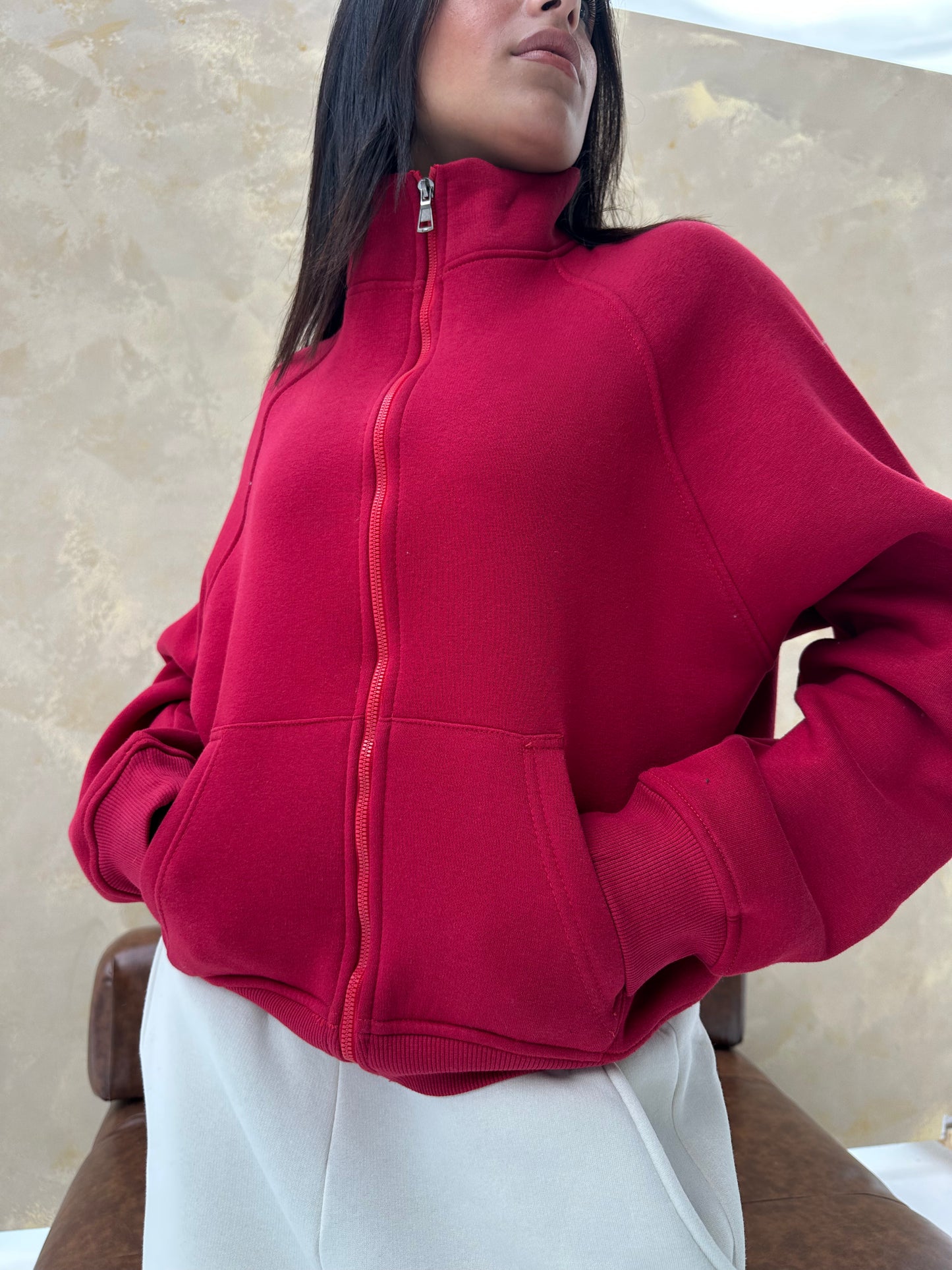 Cozy Zip Sweat Jacket