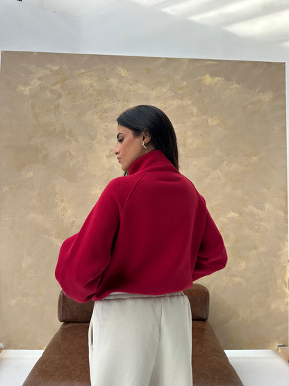 Cozy Zip Sweat Jacket