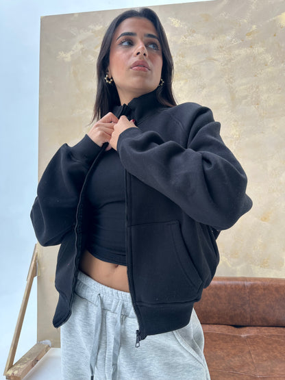 Cozy Zip Sweat Jacket