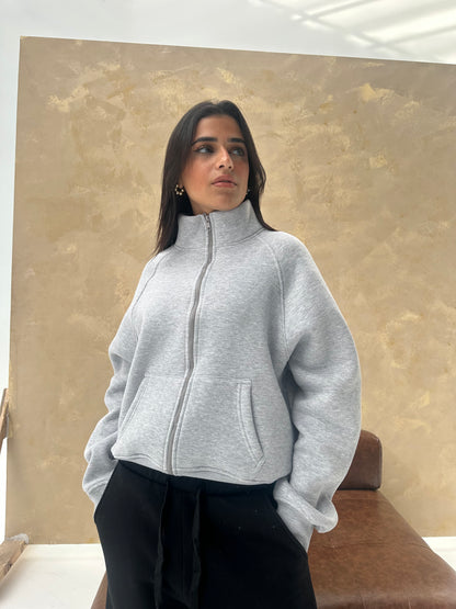 Cozy Zip Sweat Jacket