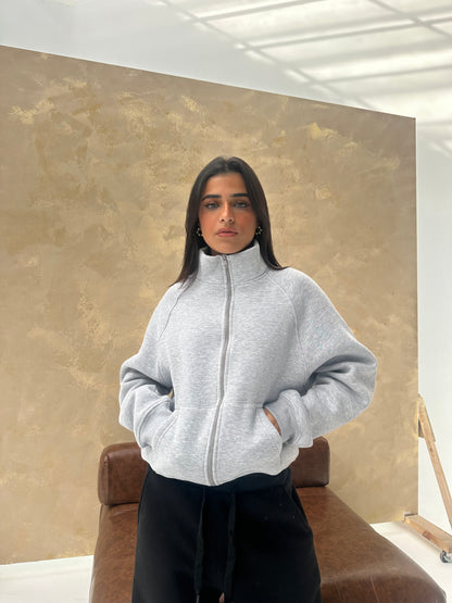 Cozy Zip Sweat Jacket